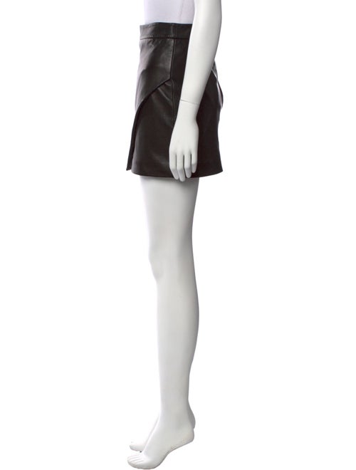 Michelle Mason Lambskin Mini Skirt
