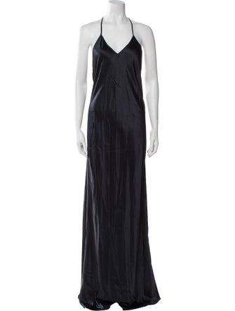 Michelle Mason Silk Long Dress