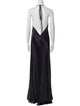 Michelle Mason Silk Long Dress