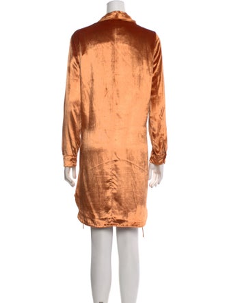 Michelle Mason V-Neck Mini Dress