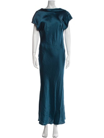 Michelle Mason Silk Long Dress