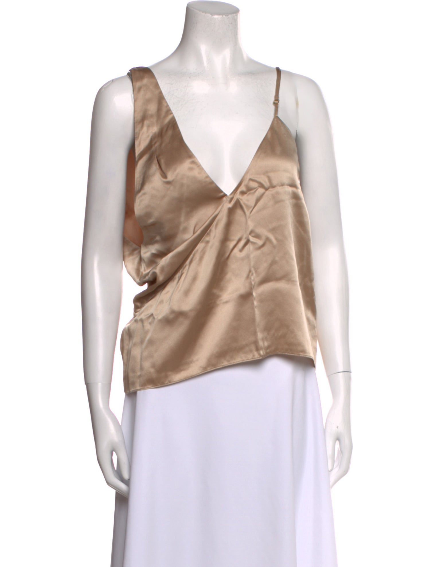 Michelle Mason Silk V-Neck Top w/ Tags