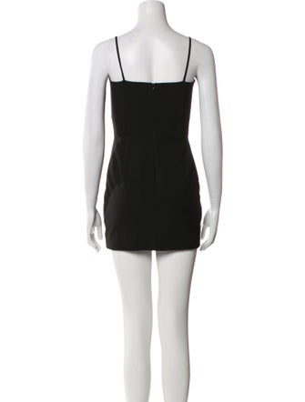 Michelle Mason Square Neckline Mini Dress