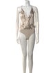 Michelle Mason Silk V-Neck Bodysuit