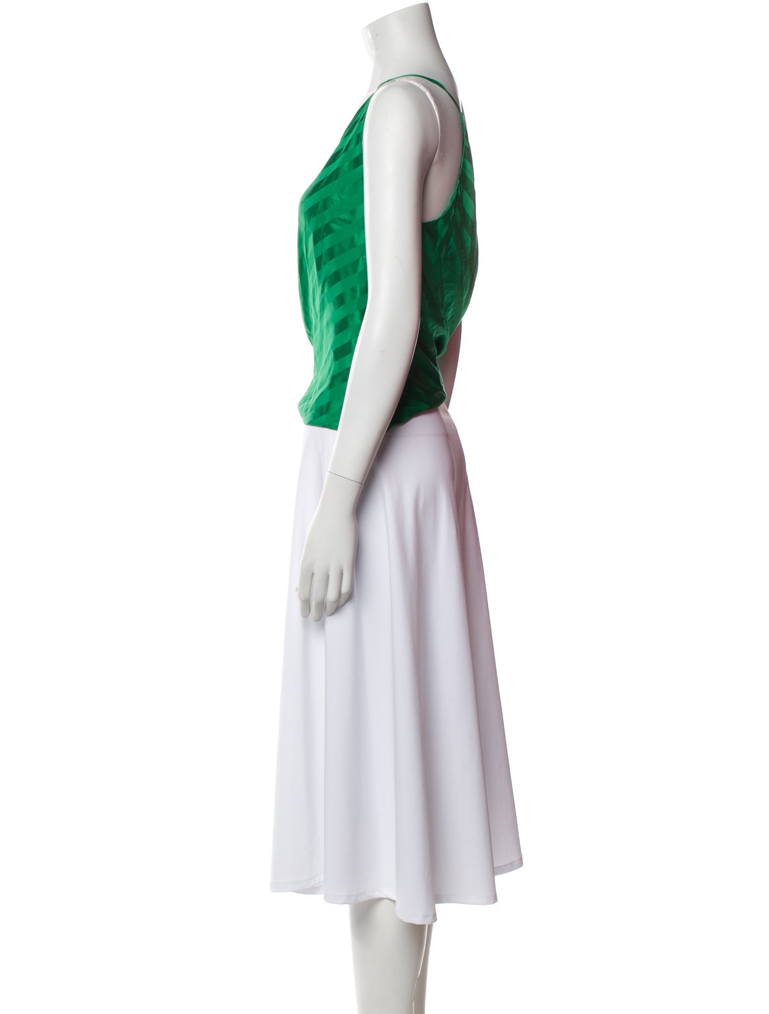 Michelle Mason Silk One-Shoulder Tunic