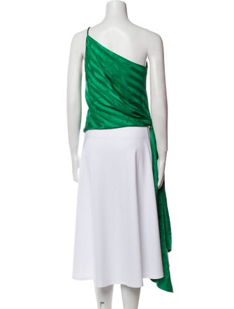 Michelle Mason Silk One-Shoulder Tunic