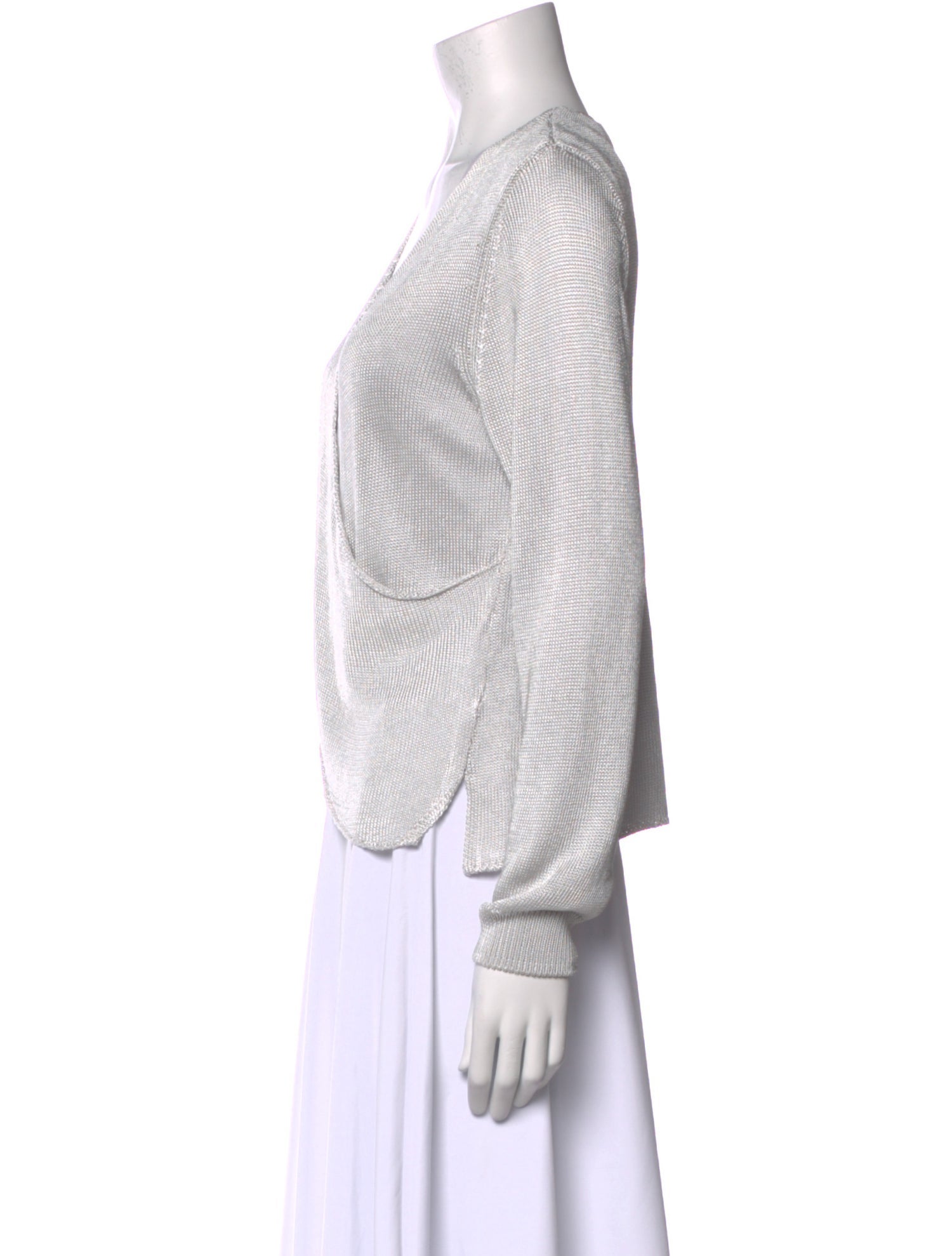 Michelle Mason V-Neck Long Sleeve Top