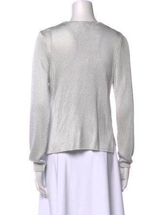Michelle Mason V-Neck Long Sleeve Top