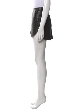 Michelle Mason Lambskin Mini Skirt