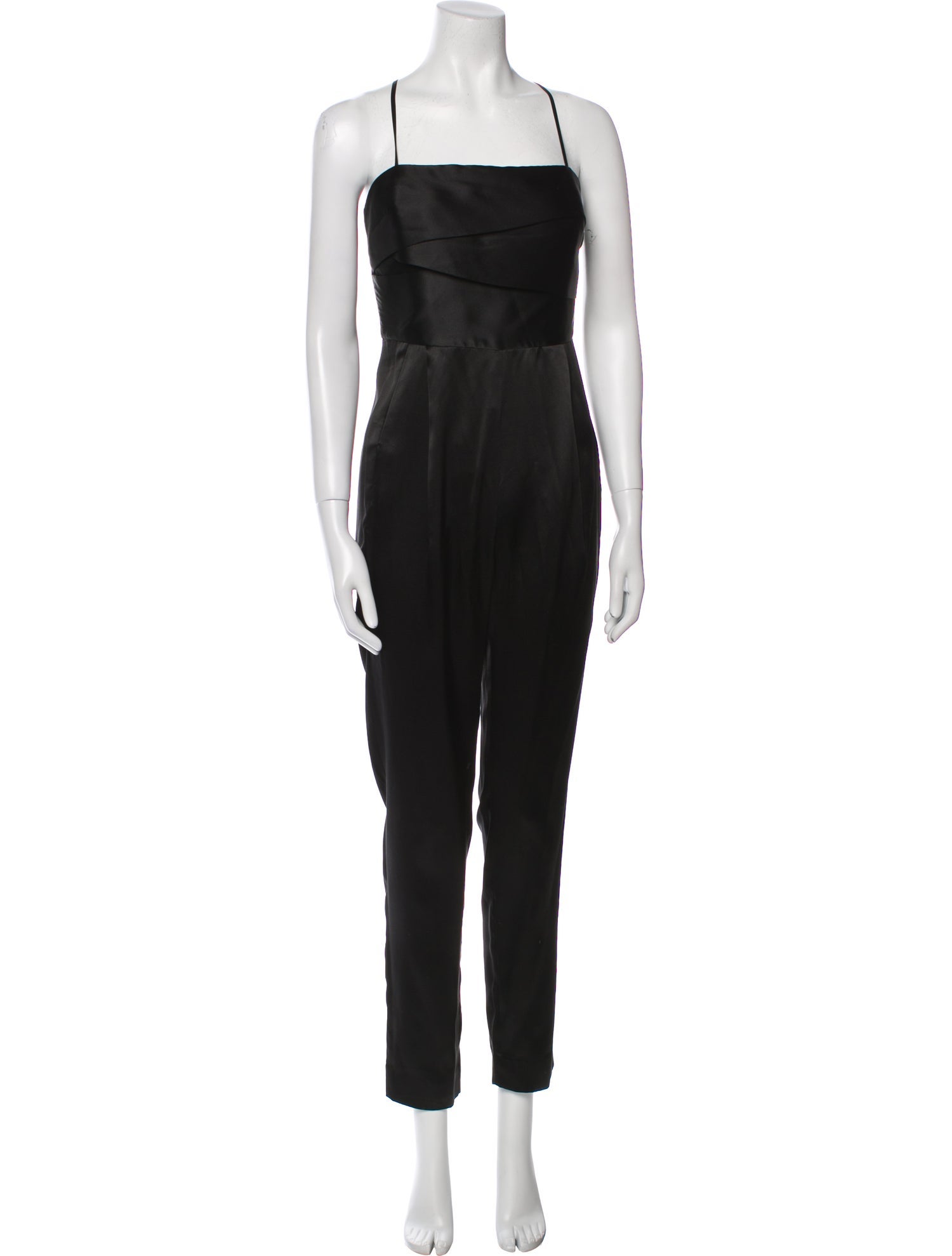 Michelle Mason Silk Square Neckline Jumpsuit