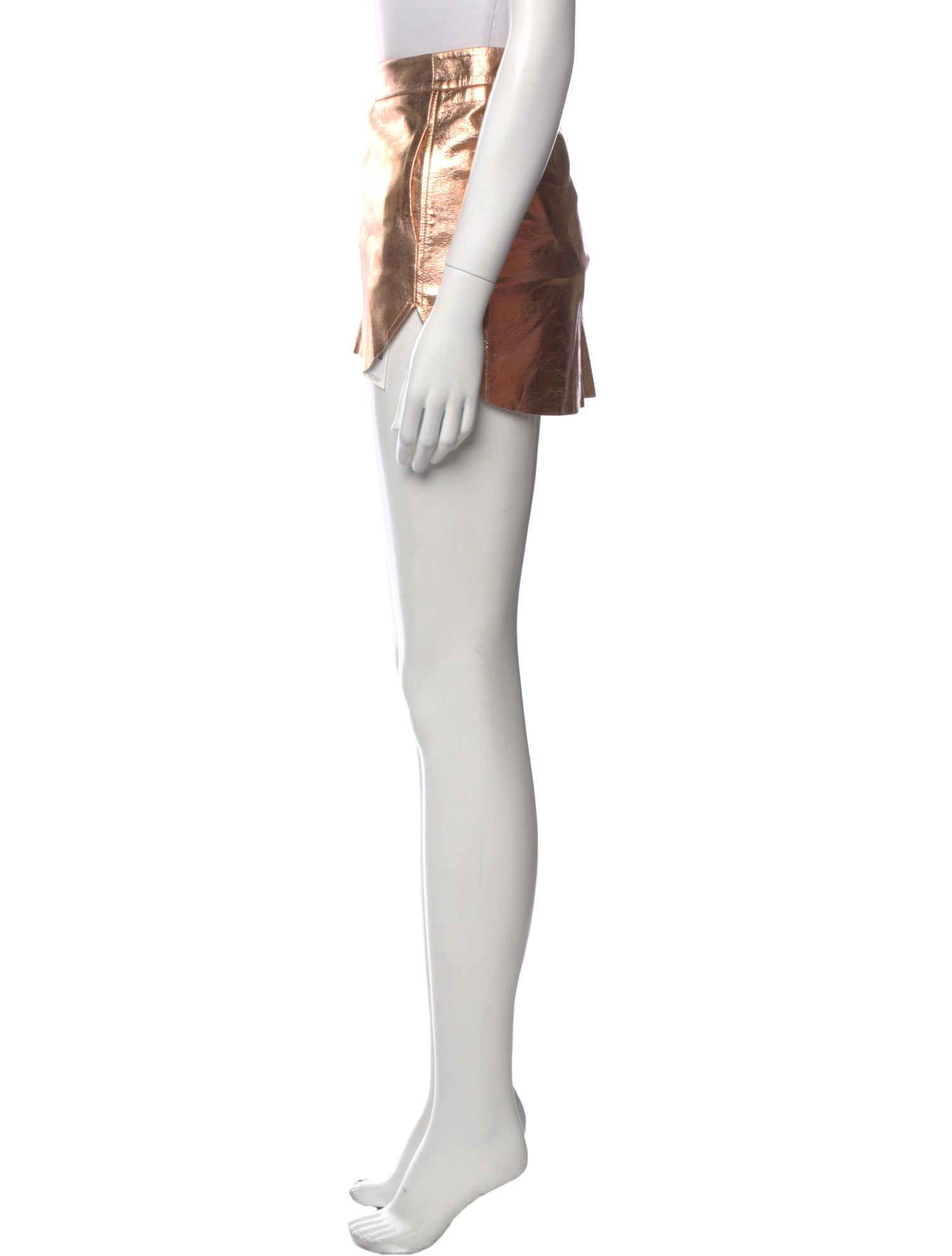 Michelle Mason Leather Mini Skirt w/ Tags