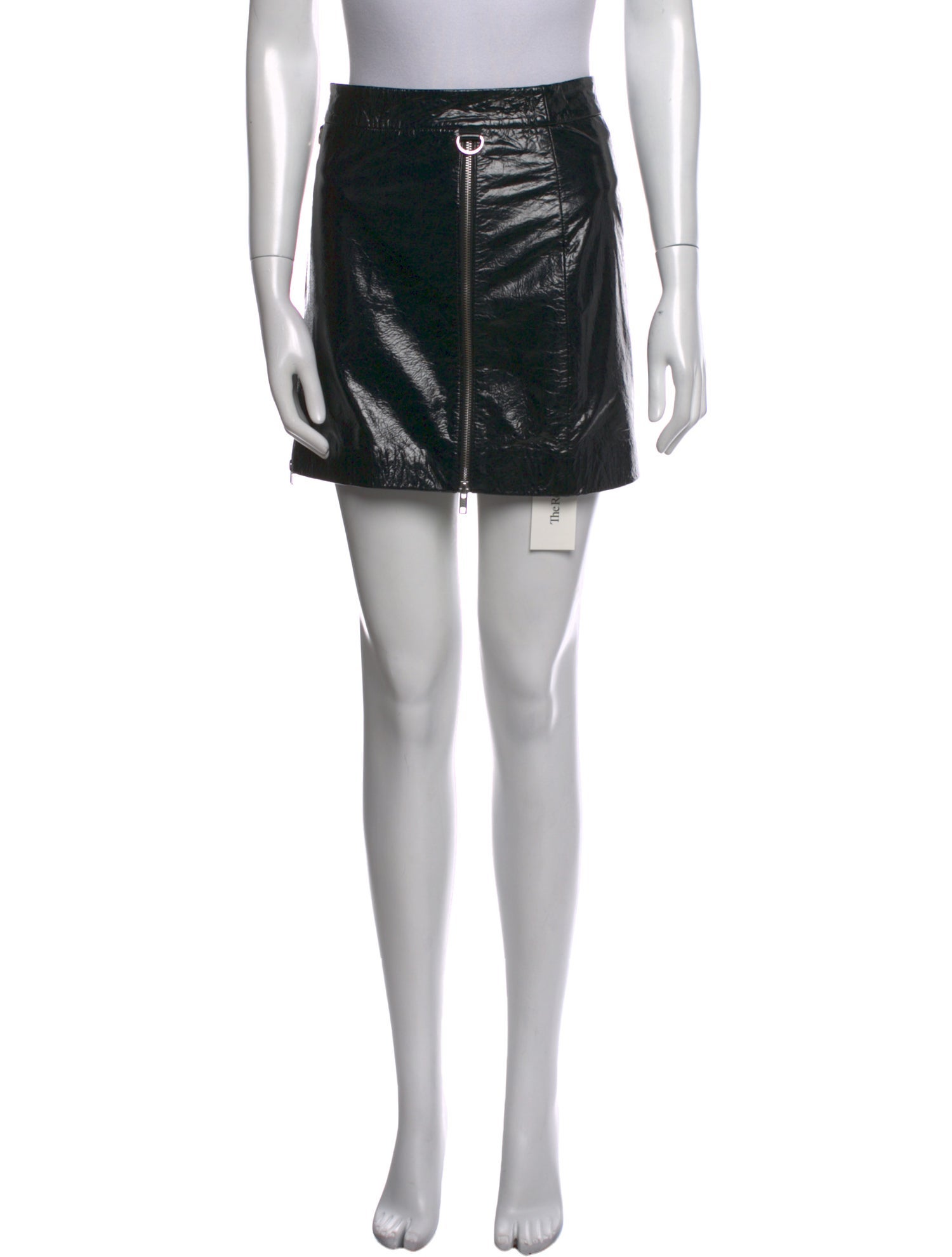 Michelle Mason Lambskin Mini Skirt