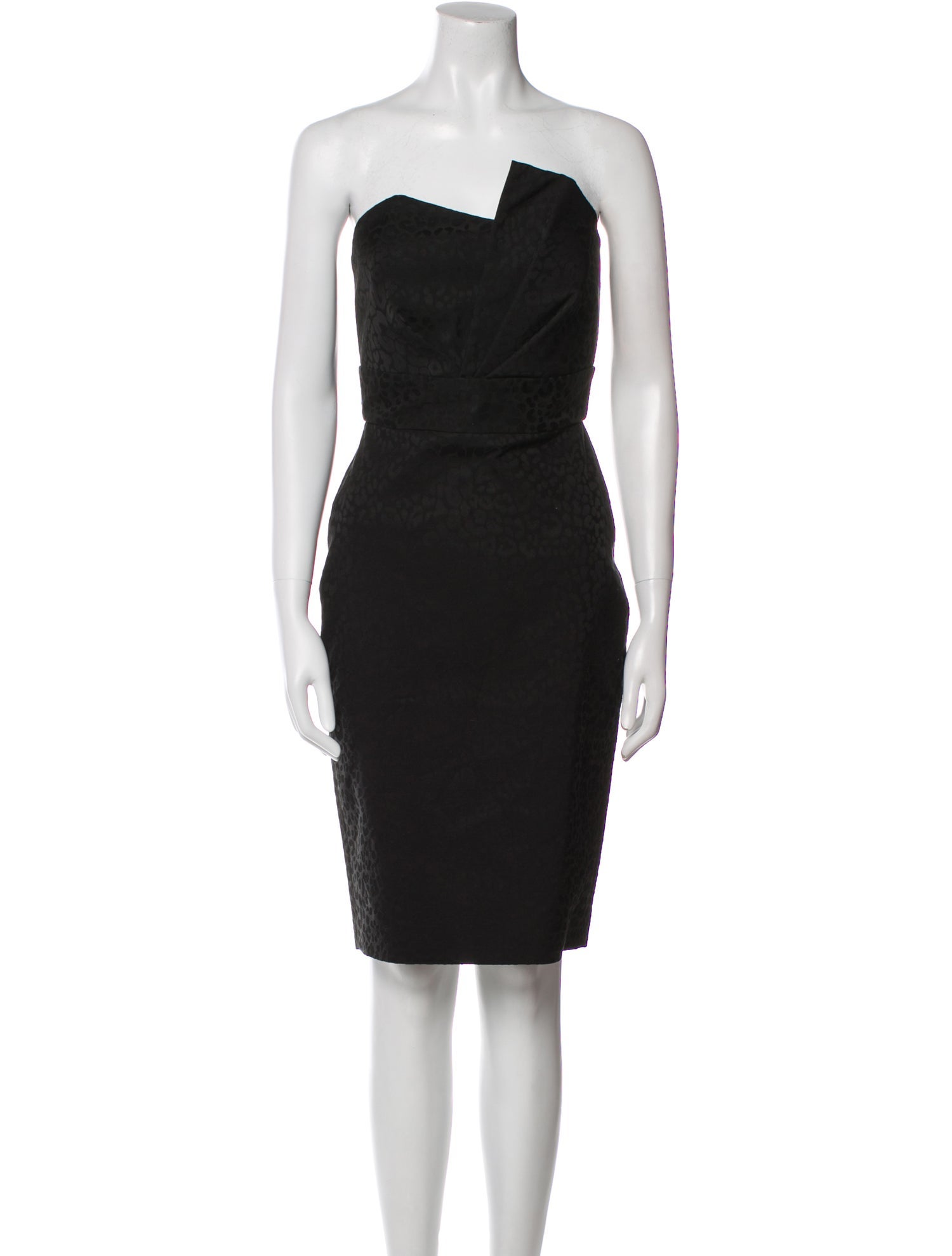 Michelle Mason Strapless Mini Dress