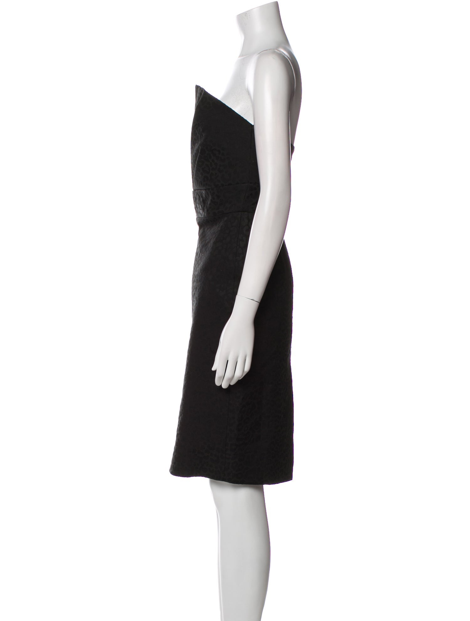 Michelle Mason Strapless Mini Dress