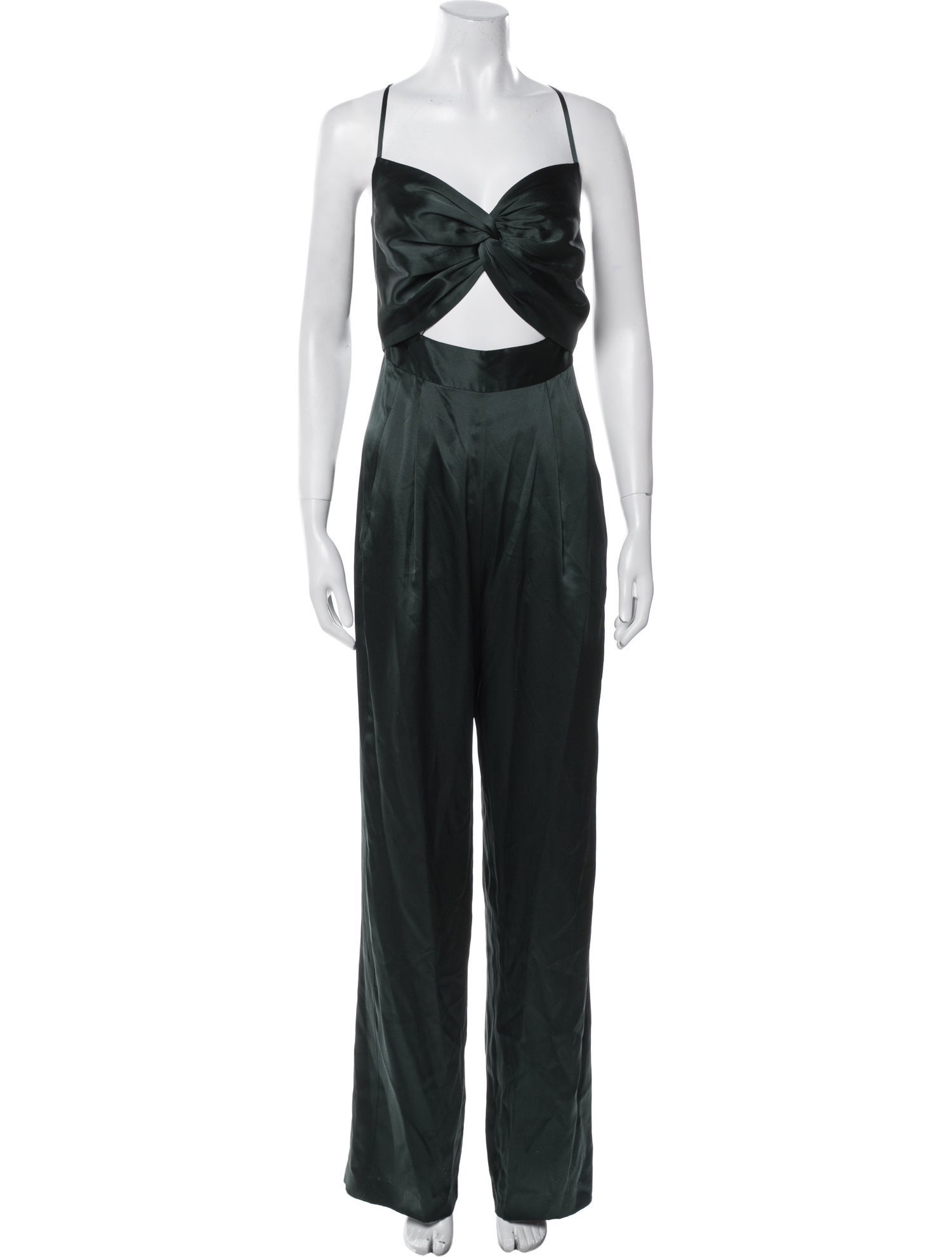 Michelle Mason Silk V-Neck Jumpsuit