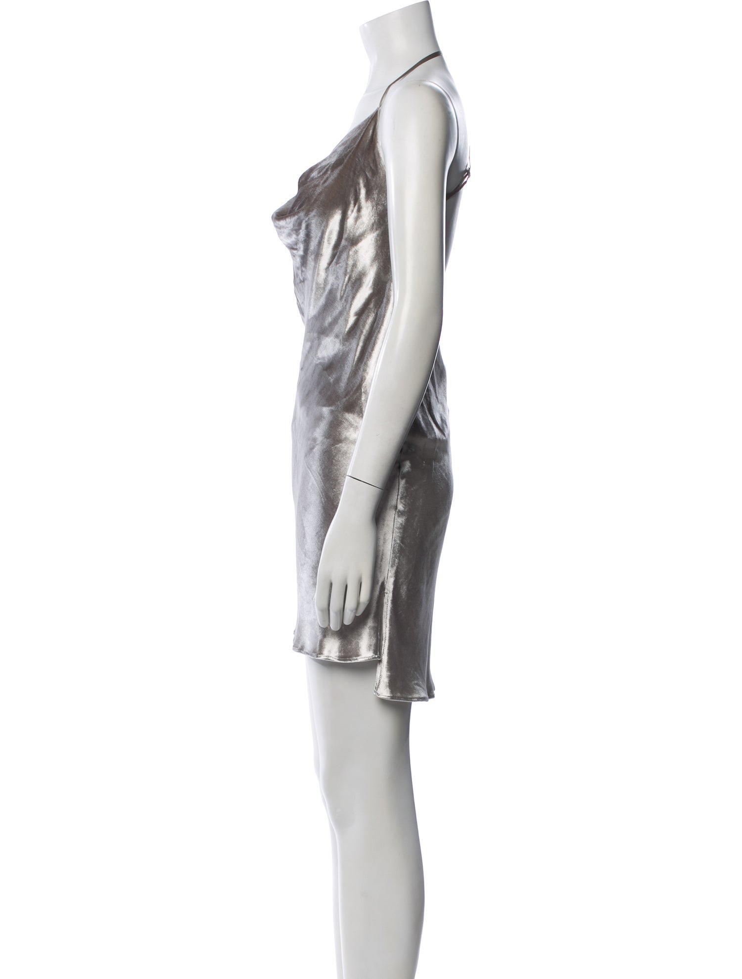 Michelle Mason Halterneck Mini Dress