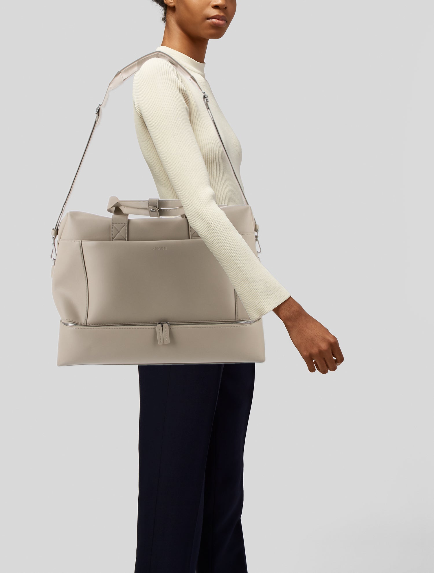 Monos Vegan Leather Shoulder Bag