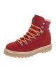 Monos Suede Colorblock Pattern Hiking Boots