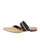 Malone Souliers x Roksanda Leather Striped Mules