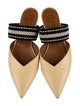 Malone Souliers x Roksanda Leather Striped Mules