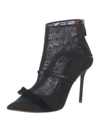 Malone Souliers By Ray Luwolt Mesh Lace Pattern Boots