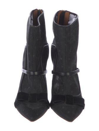 Malone Souliers By Ray Luwolt Mesh Lace Pattern Boots