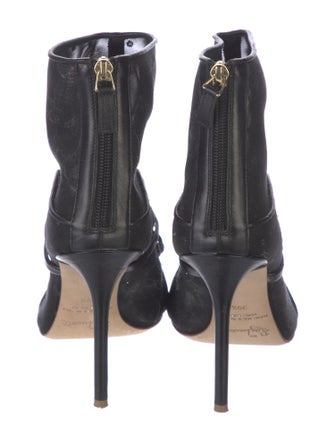 Malone Souliers By Ray Luwolt Mesh Lace Pattern Boots