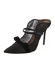 Malone Souliers By Ray Luwolt Mesh Bow Accents Mules