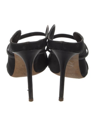 Malone Souliers By Ray Luwolt Mesh Bow Accents Mules