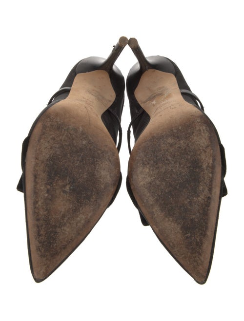 Malone Souliers By Ray Luwolt Mesh Bow Accents Mules