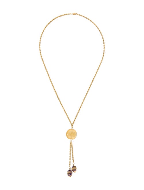 Michael Anthony 14K Resin Lavalier Necklace