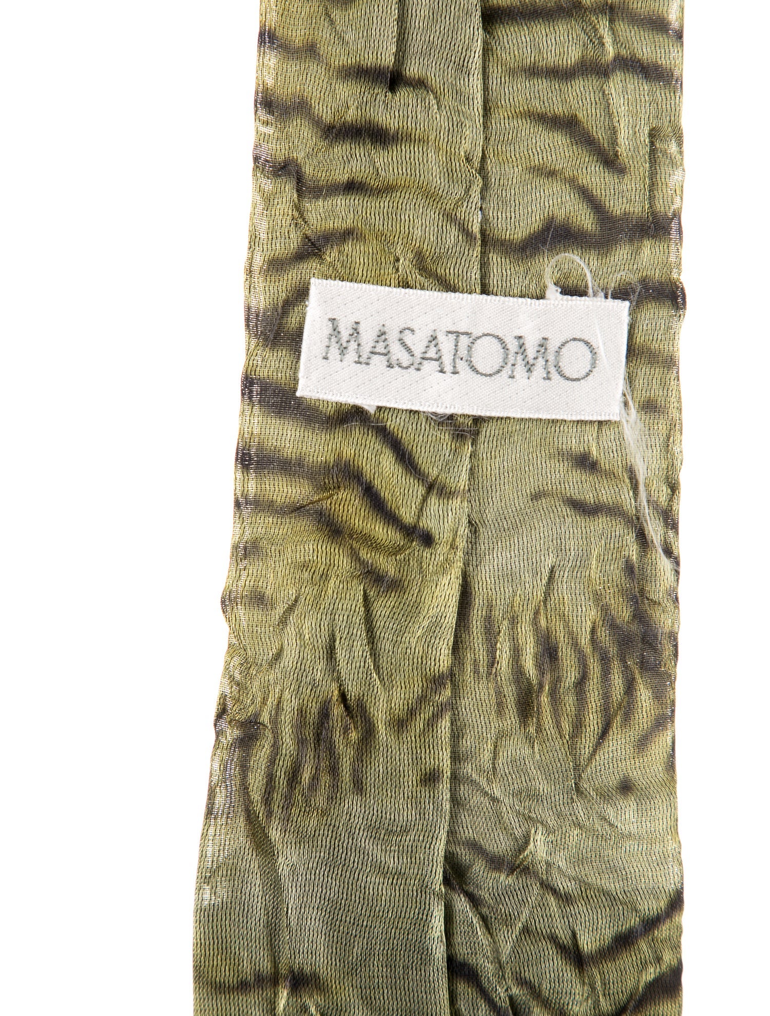 Masatomo Vintage 1980's Tiger Stripe Tie