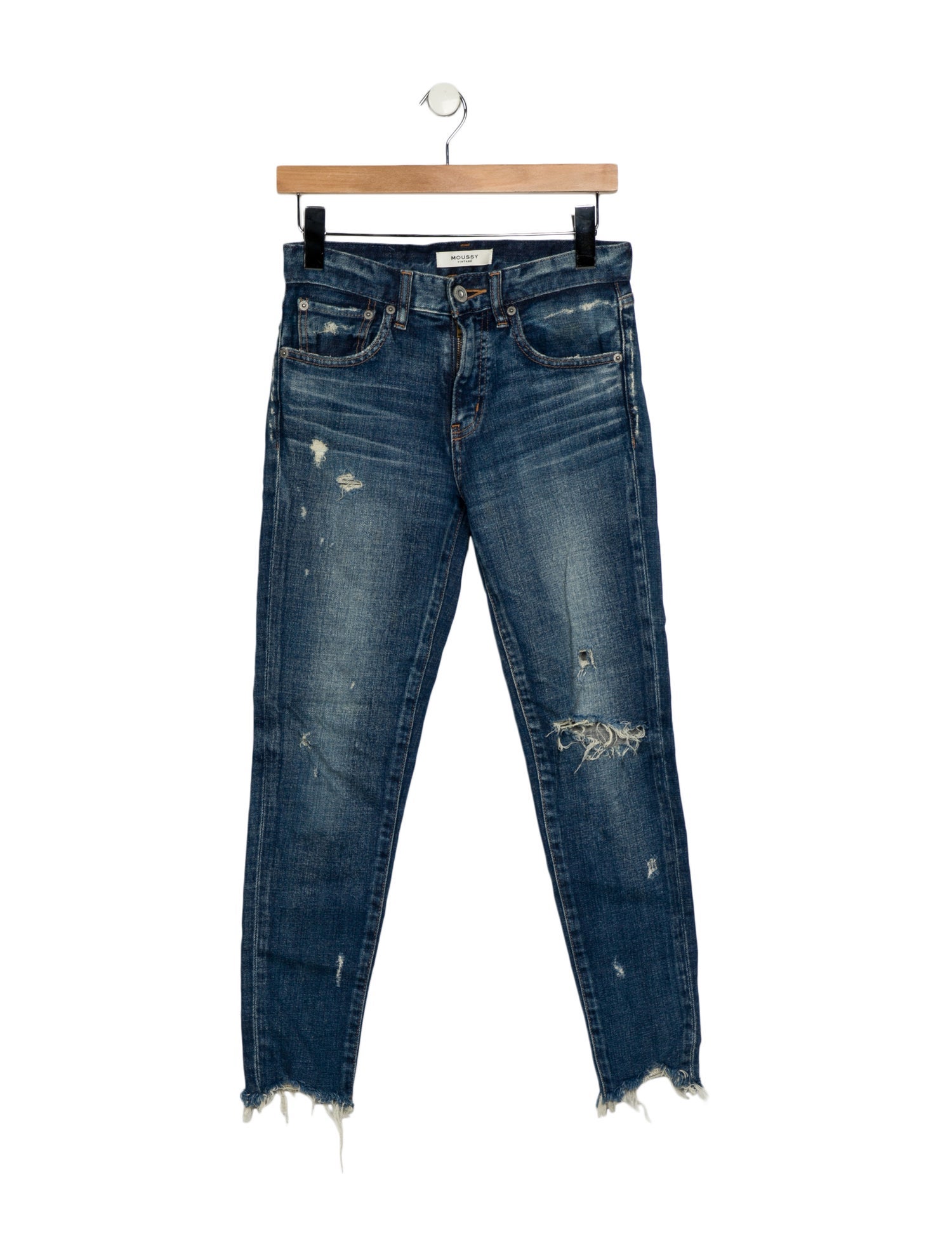 Moussy Vintage High-Rise Skinny Leg Jeans