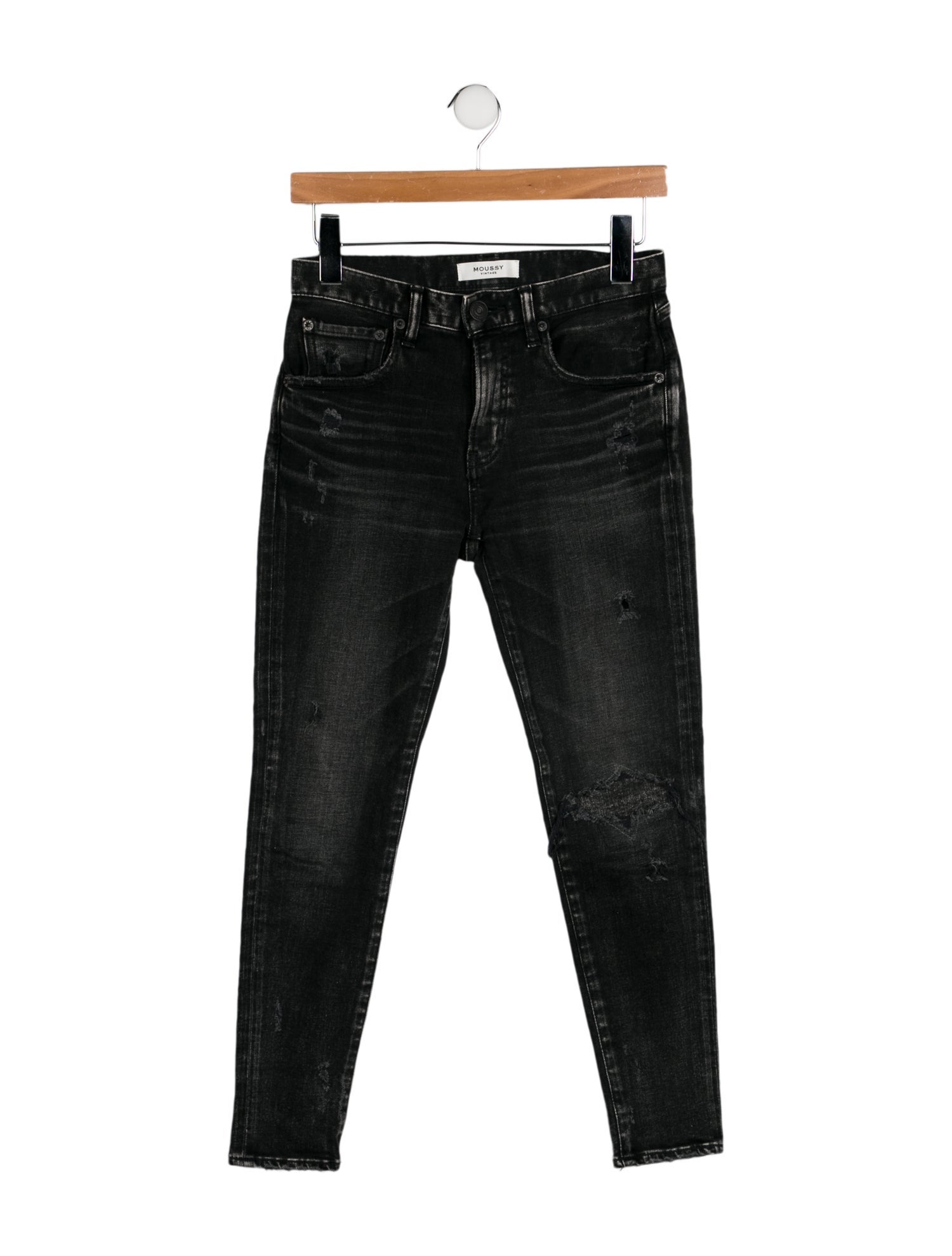 Moussy Vintage Mid-Rise Skinny Leg Jeans