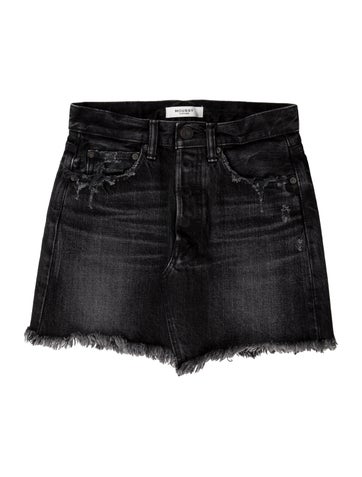 Moussy Vintage Skirts Distressed Accents Mini Skirt XS
