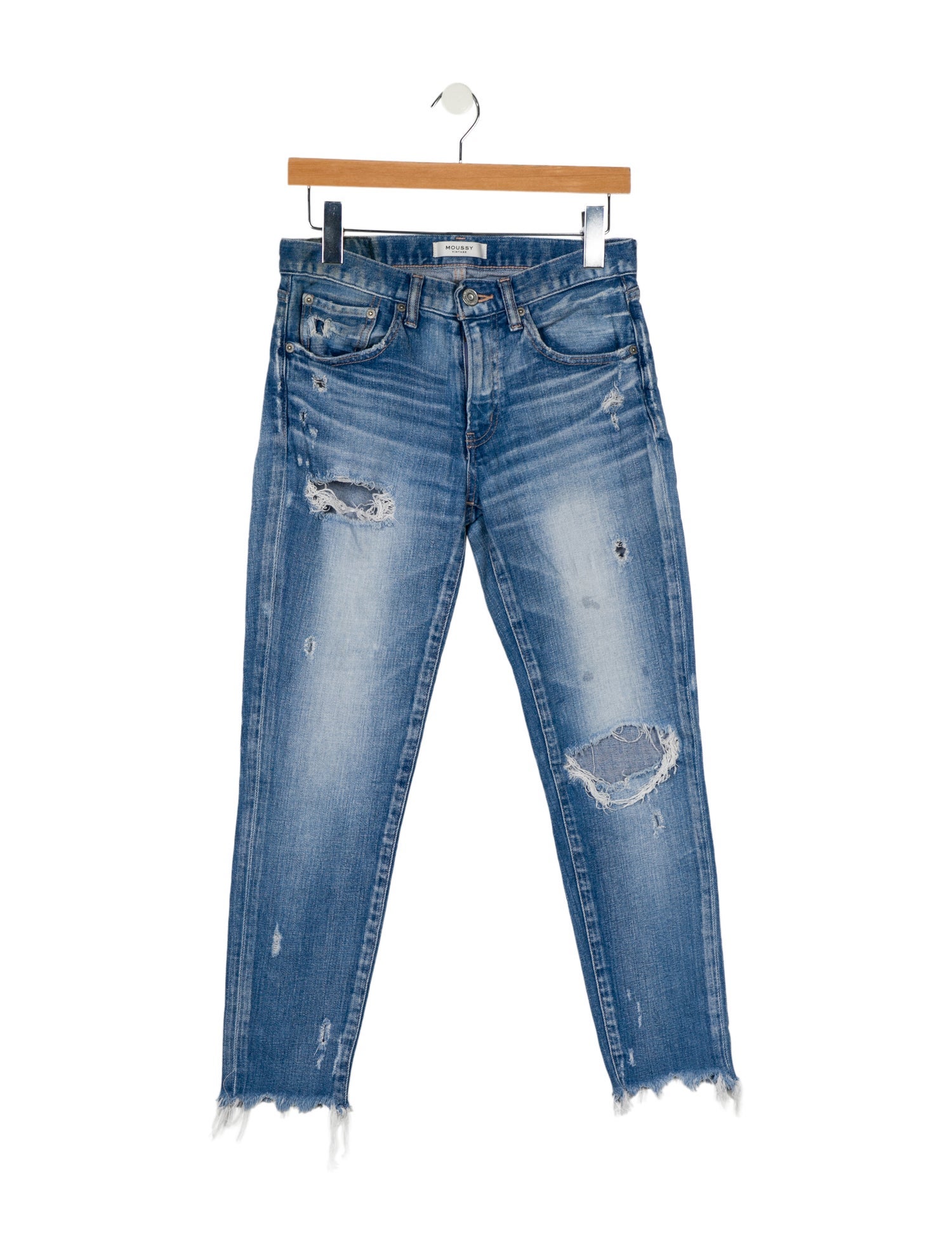 Moussy Vintage Mid-Rise Skinny Leg Jeans