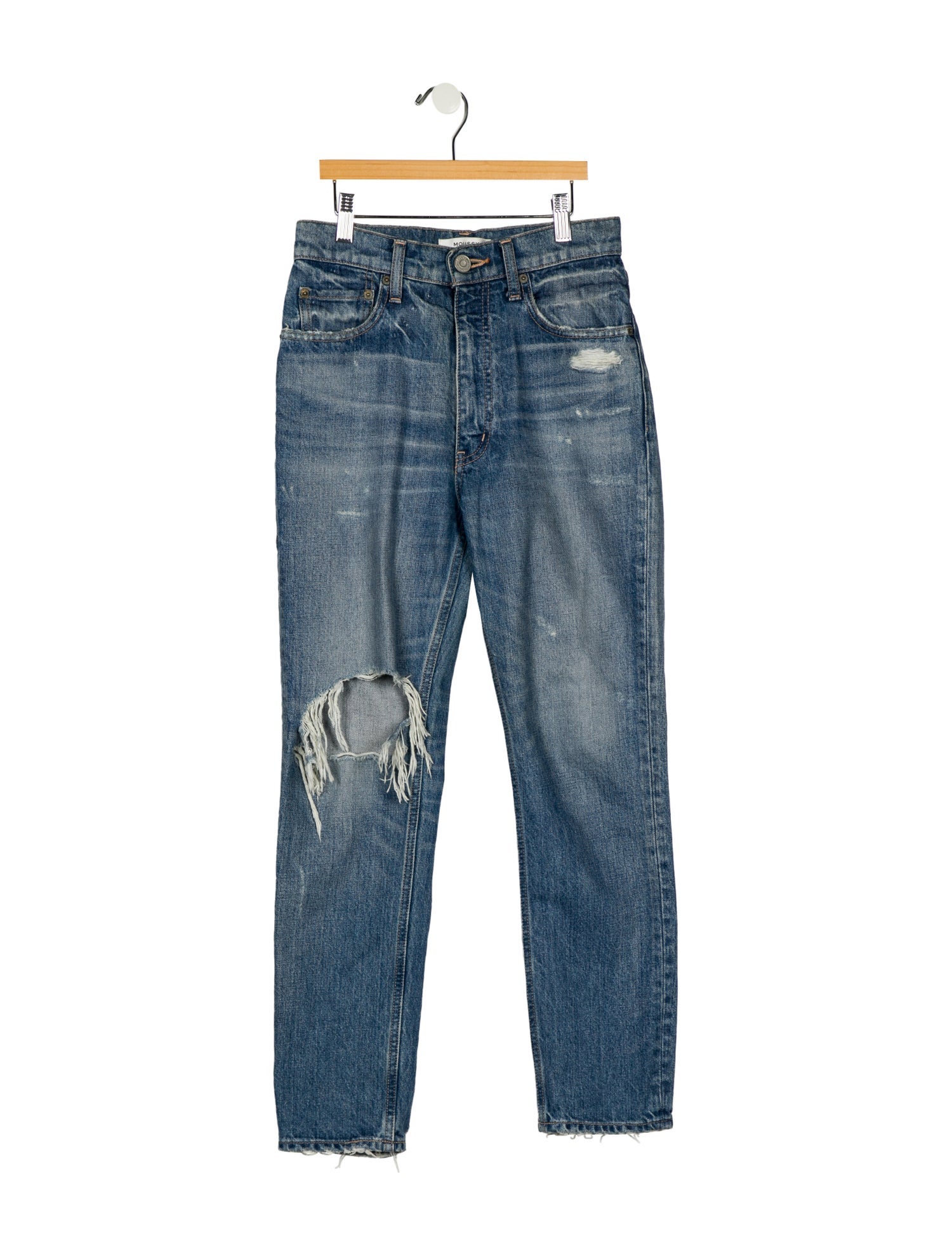 Moussy Vintage High-Rise Straight Leg Jeans