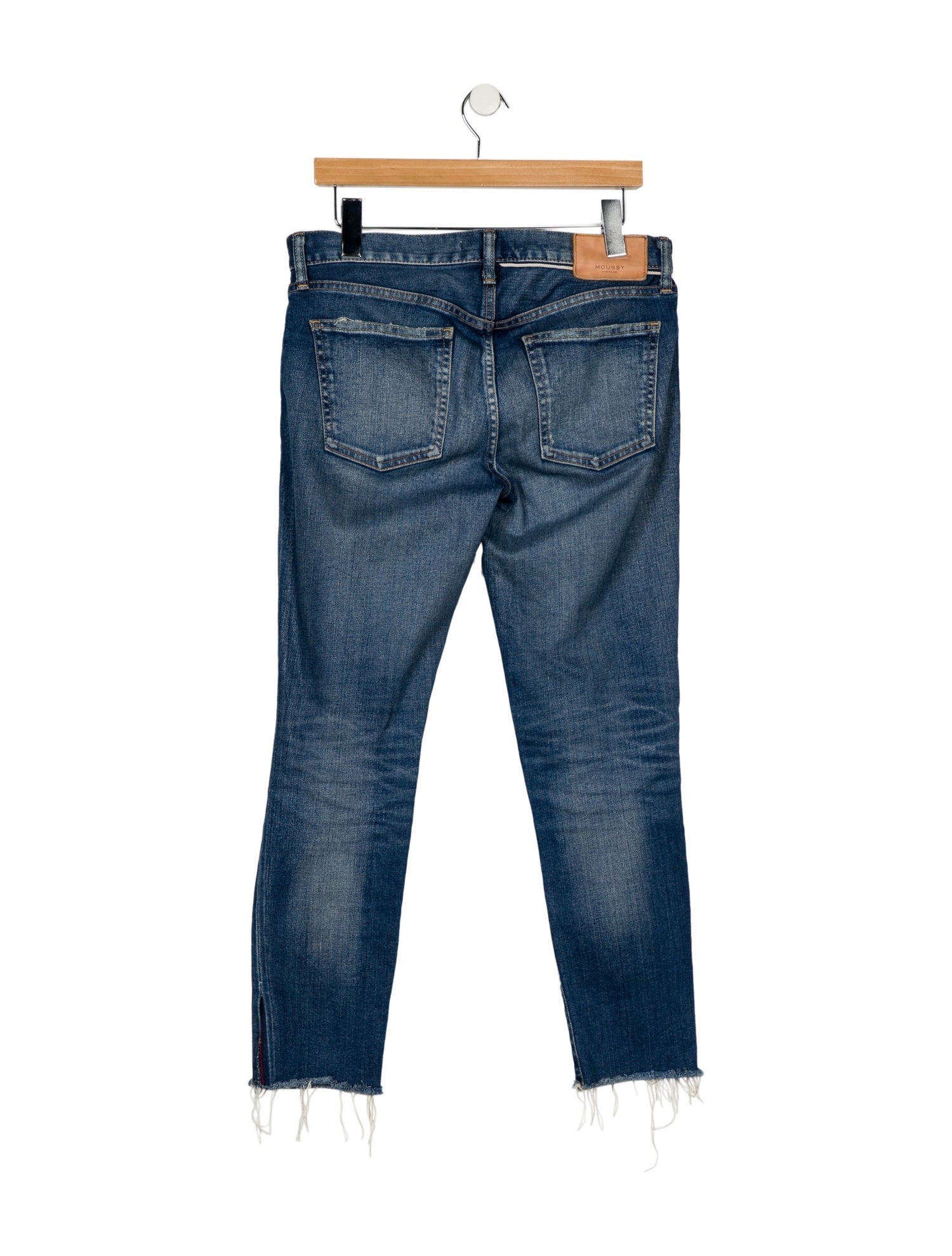 Moussy Vintage Mid-Rise Straight Leg Jeans