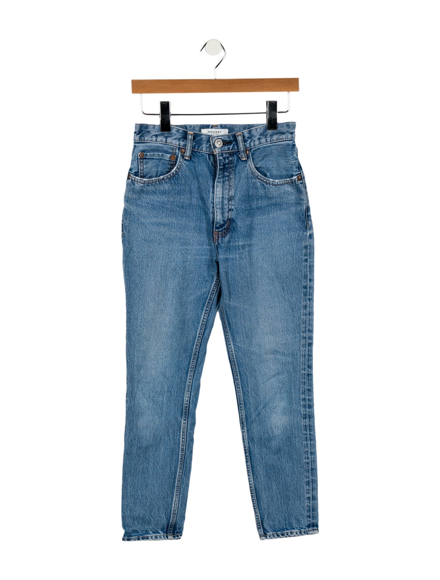 Moussy Vintage Mid-Rise Skinny Leg Jeans