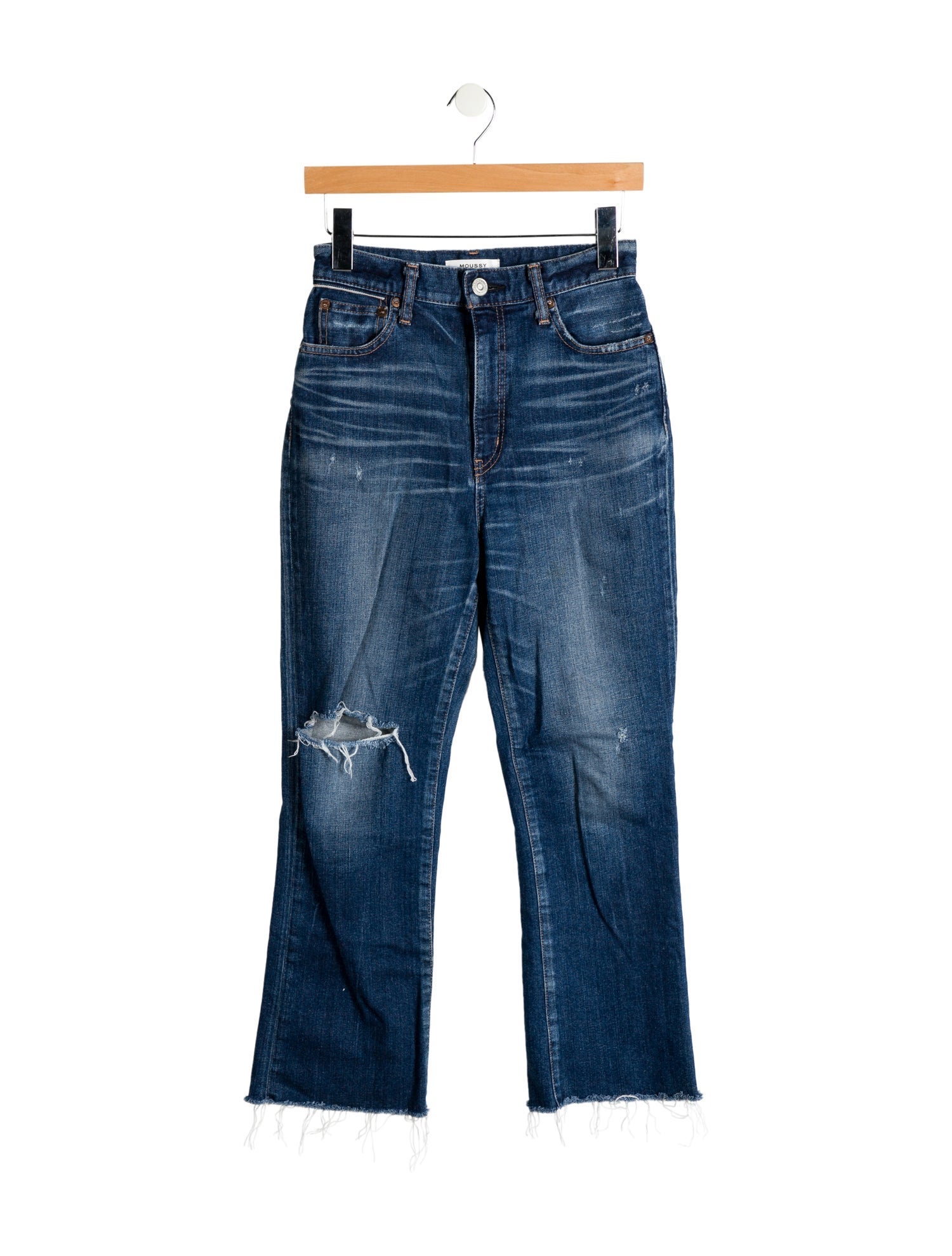 Moussy Vintage High-Rise Straight Leg Jeans