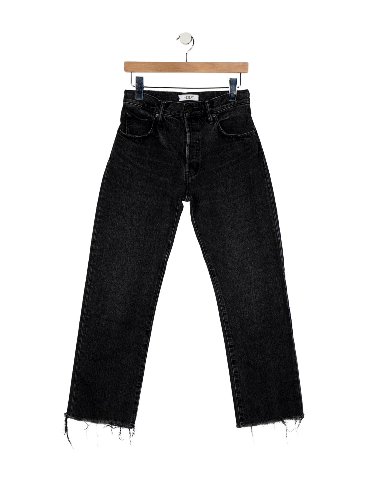 Moussy Vintage Mid-Rise Straight Leg Jeans