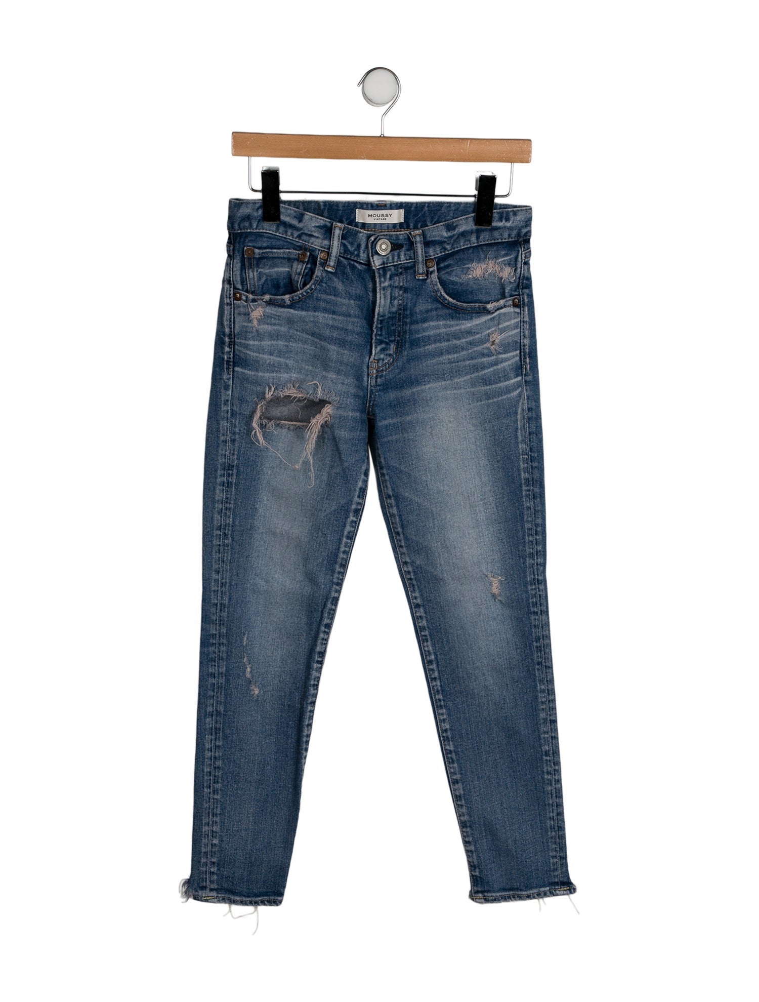 Moussy Vintage Mid-Rise Skinny Leg Jeans