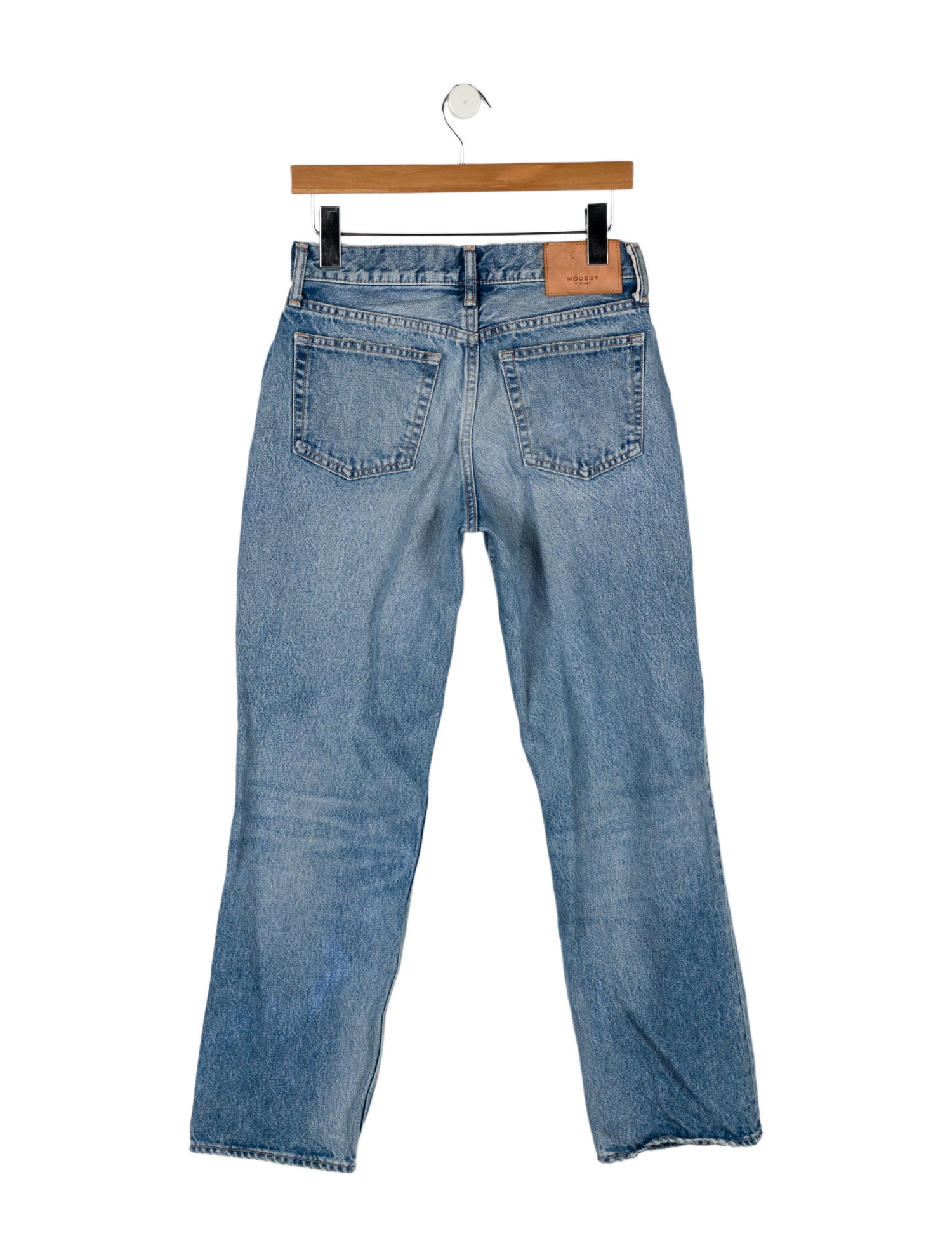 Moussy Vintage Mid-Rise Straight Leg Jeans