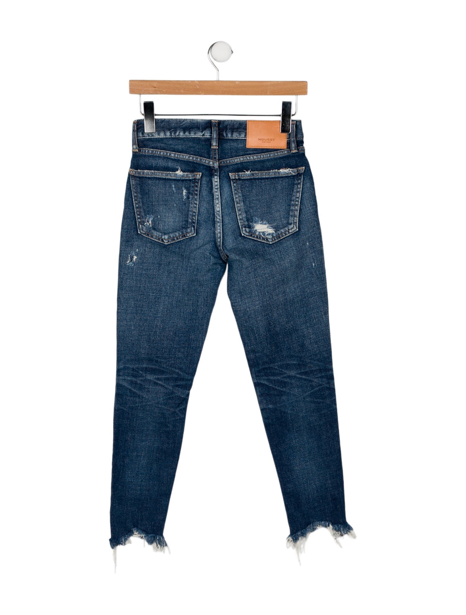 Moussy Vintage High-Rise Straight Leg Jeans