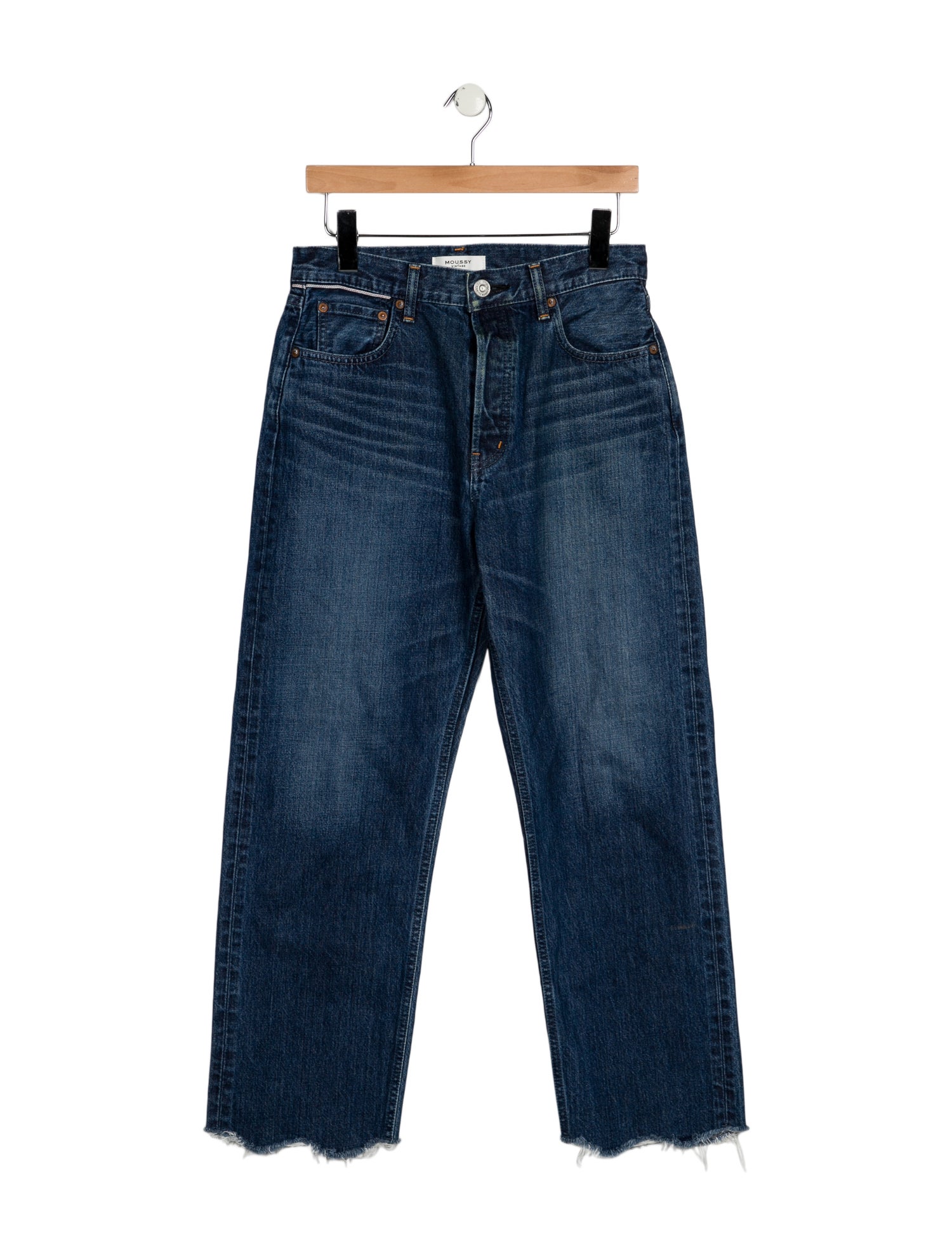 Moussy Vintage High-Rise Straight Leg Jeans
