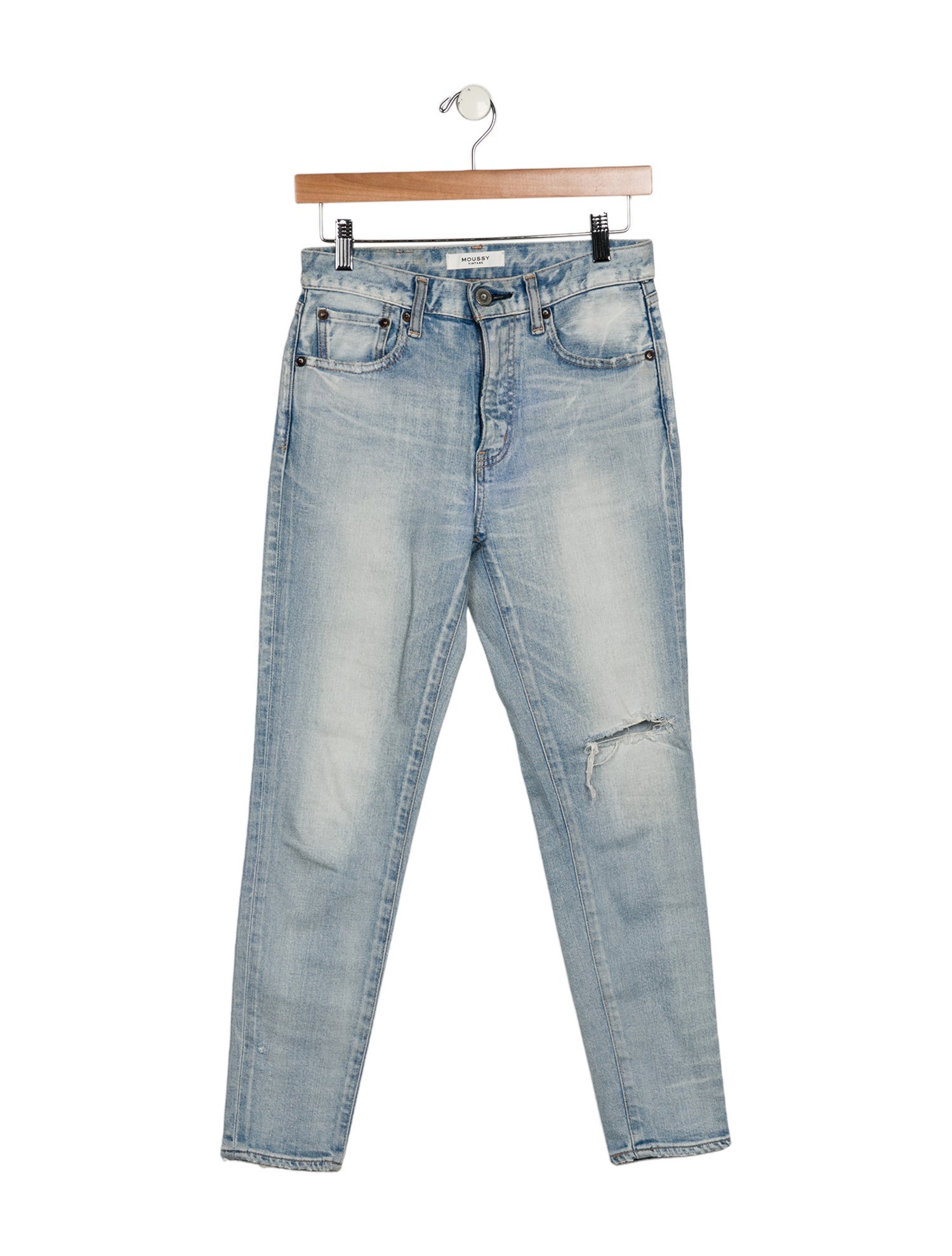 Moussy Vintage Mid-Rise Skinny Leg Jeans