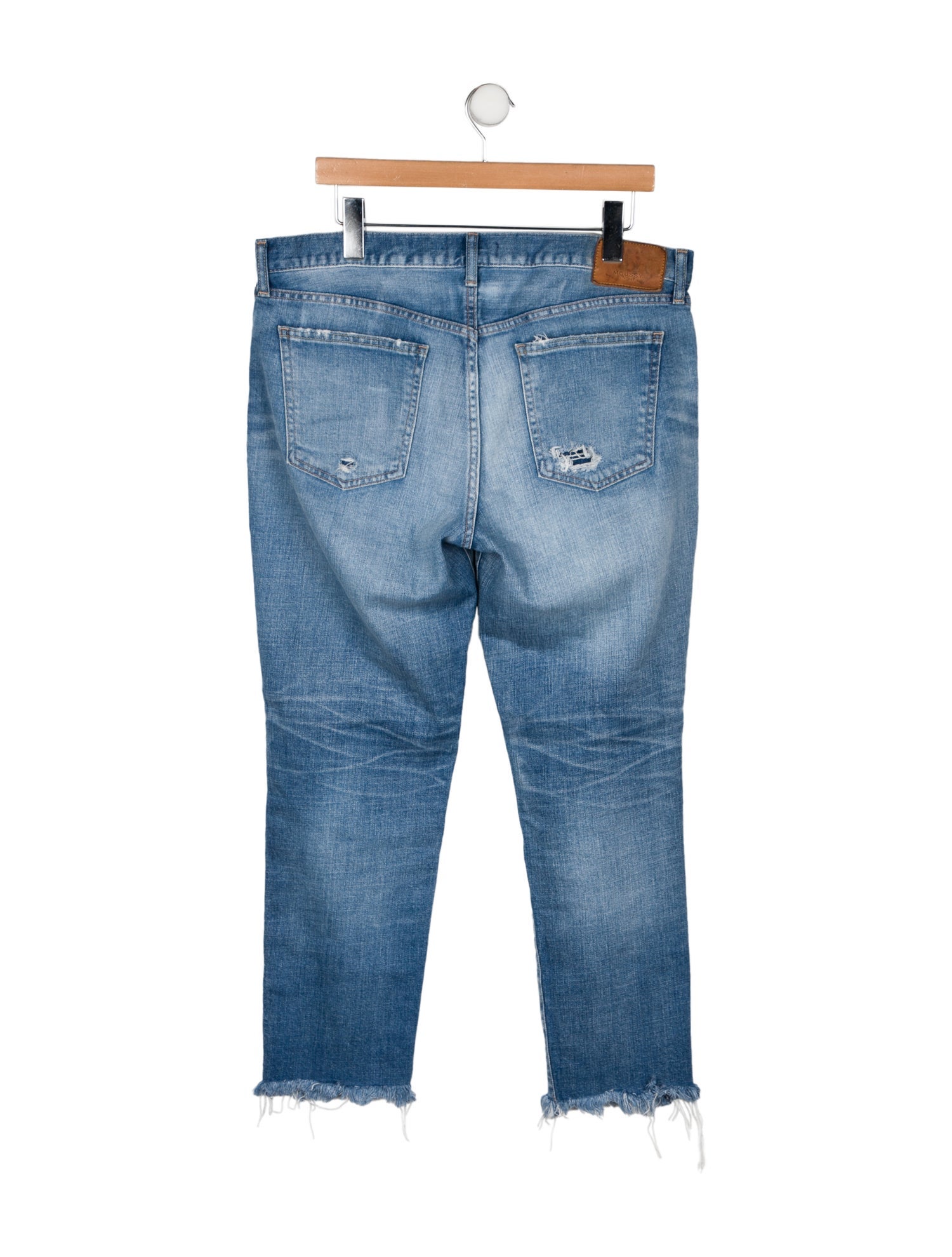 Moussy Vintage Mid-Rise Straight Leg Jeans