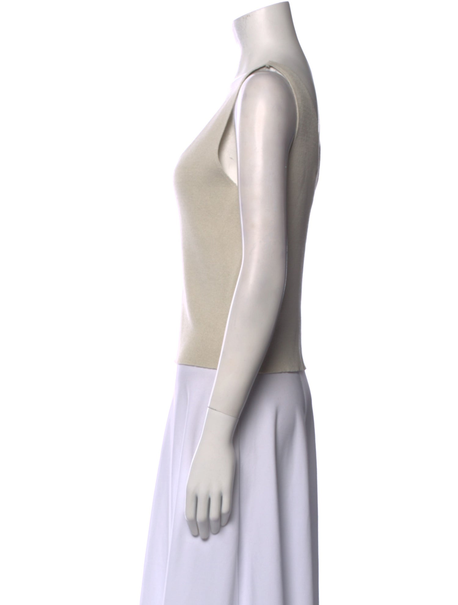 Moussy Vintage V-Neck Sleeveless Crop Top