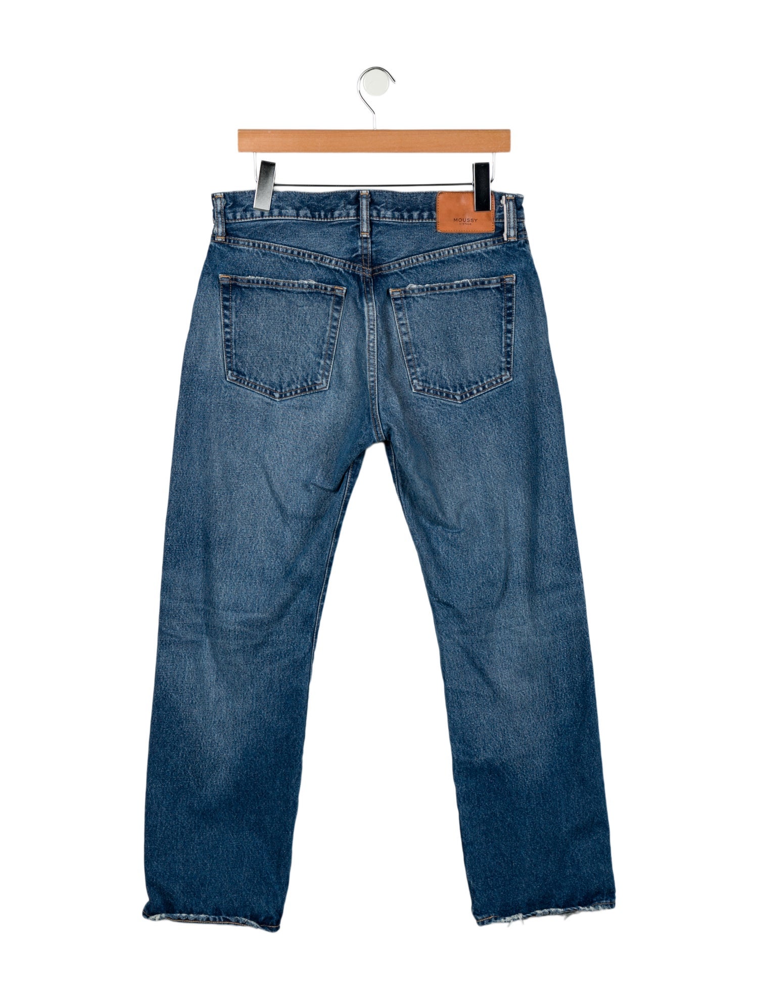 Moussy Vintage High-Rise Straight Leg Jeans