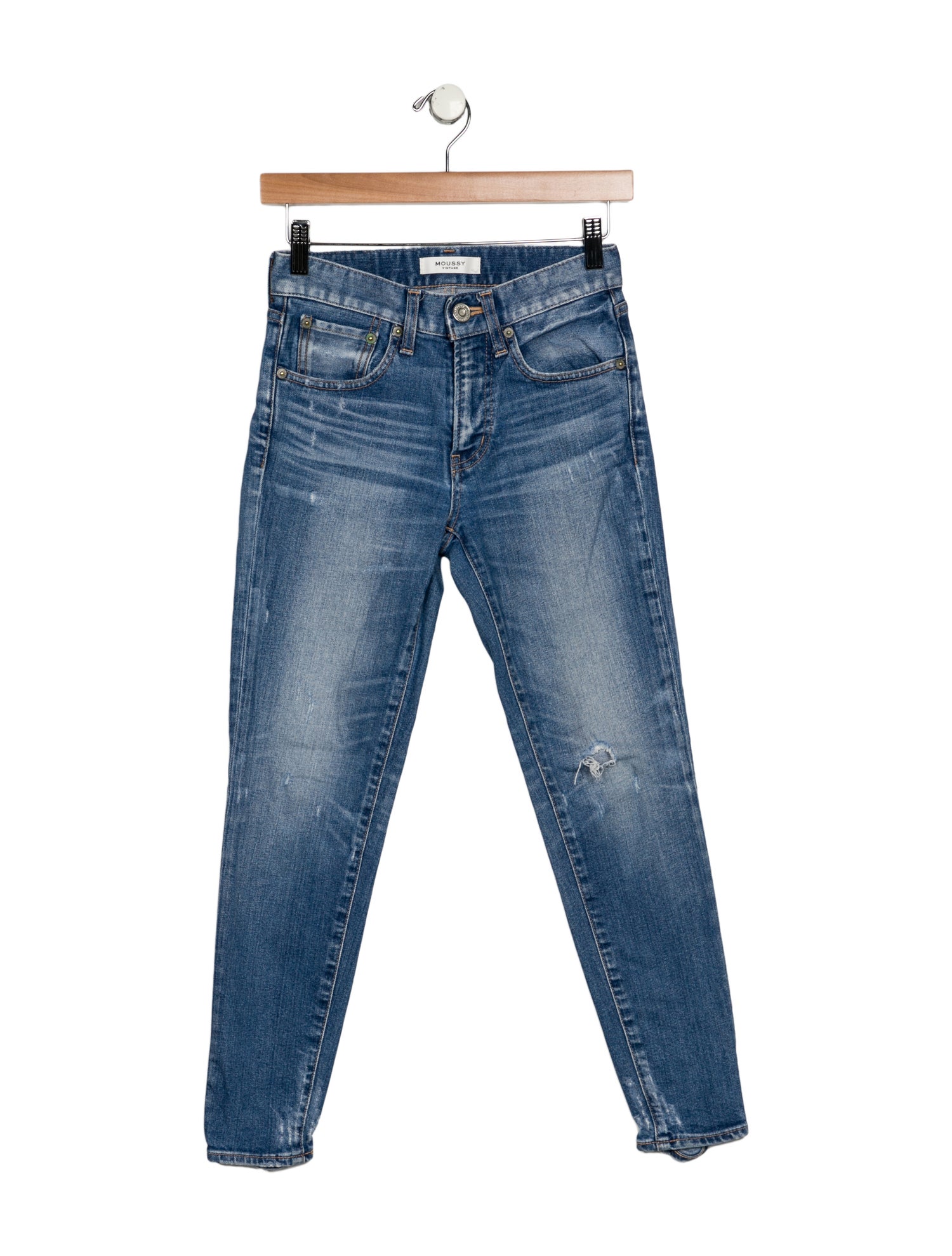 Moussy Vintage Mid-Rise Skinny Leg Jeans